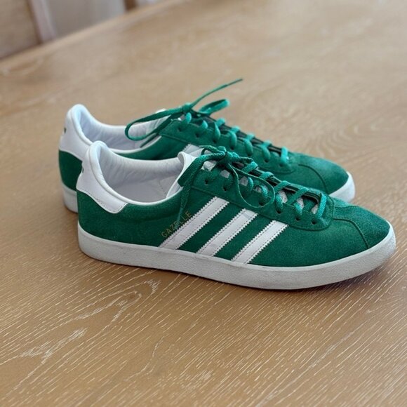 Men's Adidas Gazelle - Green - Picture 3 of 4